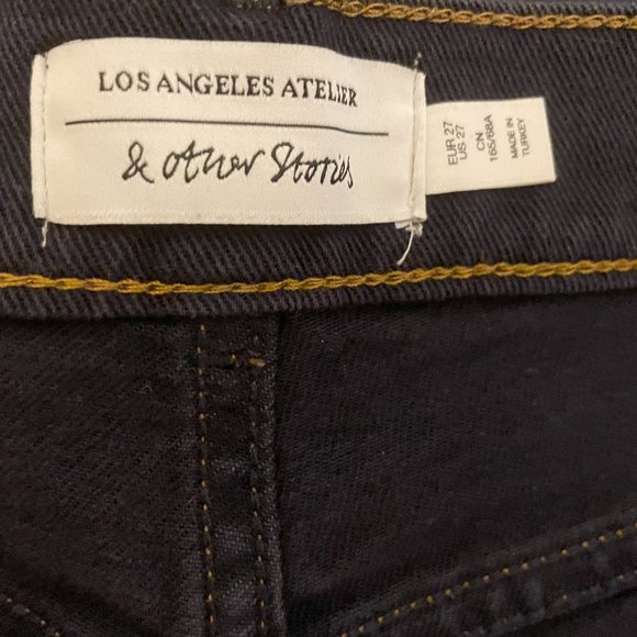 NWOT & Other Stories High Waisted Exposed Button Fly Wide Jeans Size 27 - Picture 6 of 12